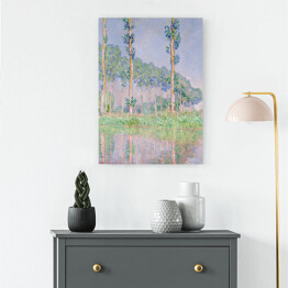 Obraz na płótnie Claude Monet Topole Reprodukcja obrazu
