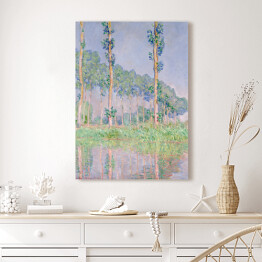 Obraz na płótnie Claude Monet Topole Reprodukcja obrazu