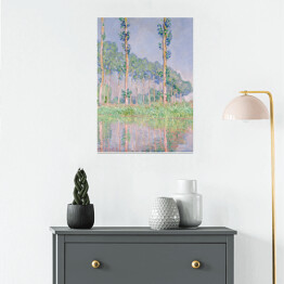 Plakat samoprzylepny Claude Monet Topole Reprodukcja obrazu