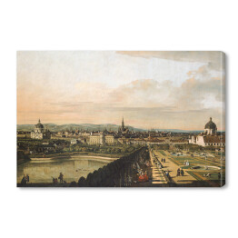 Obraz na płótnie Canaletto "Widok na Wenecję z Belwederu" - reprodukcja