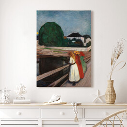 Obraz na płótnie Edvard Munch "Girls on the Pier"