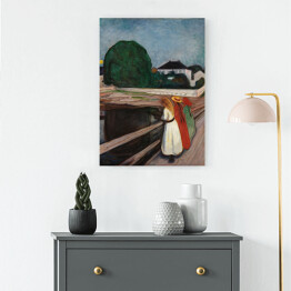 Obraz na płótnie Edvard Munch "Girls on the Pier"
