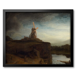 Obraz w ramie Rembrandt "Młyn" - reprodukcja