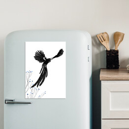 Magnes dekoracyjny Widowbird - Wikłacz olbrzymi - ilustracja