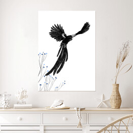 Plakat Widowbird - Wikłacz olbrzymi - ilustracja