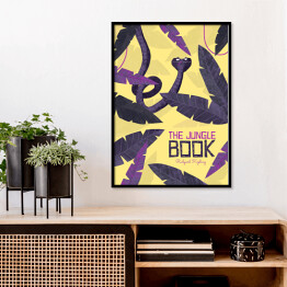 Plakat w ramie "Księga Dżungli" - ilustracja