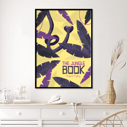 Plakat w ramie "Księga Dżungli" - ilustracja