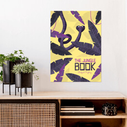 Plakat samoprzylepny "Księga Dżungli" - ilustracja