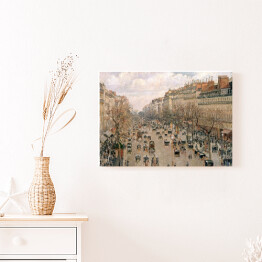 Camille Pissarro "Boulevard Montmartre w zimowy poranek" - reprodukcja