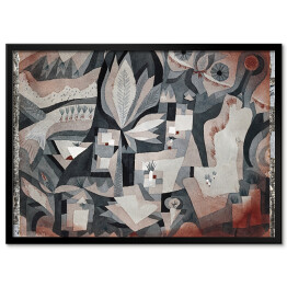 Plakat w ramie Paul Klee Dry cooler garden Reprodukcja obrazu