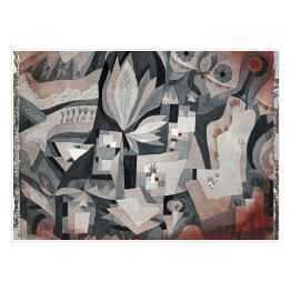 Plakat samoprzylepny Paul Klee Dry cooler garden Reprodukcja obrazu