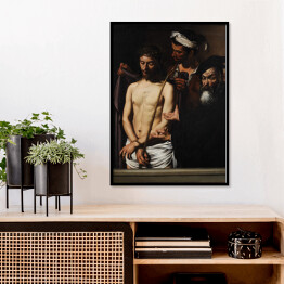 Plakat w ramie Caravaggio "Ecce Homo"