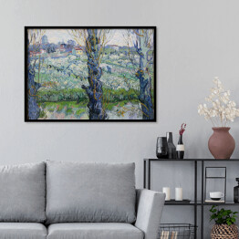Plakat w ramie Vincent van Gogh "Widok na Arles" - reprodukcja