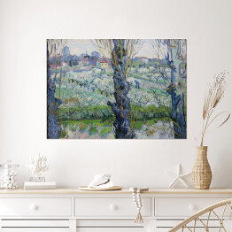 Plakat samoprzylepny Vincent van Gogh "Widok na Arles" - reprodukcja