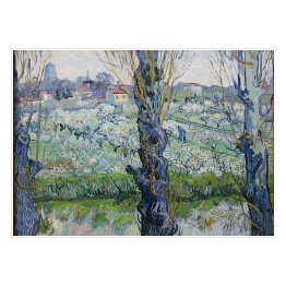 Plakat samoprzylepny Vincent van Gogh "Widok na Arles" - reprodukcja