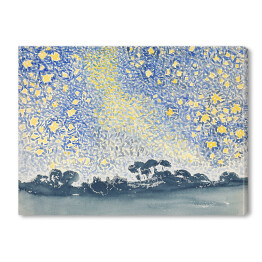 Obraz na płótnie Henri-Edmond Cross Krajobraz z gwiazdami. Reprodukcja