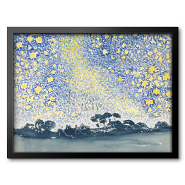 Obraz w ramie Henri-Edmond Cross Krajobraz z gwiazdami. Reprodukcja