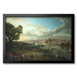 Obraz w ramie Bernardo Bellotto "View of Warsaw from Praga"