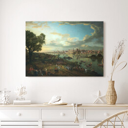 Obraz na płótnie Bernardo Bellotto "View of Warsaw from Praga"