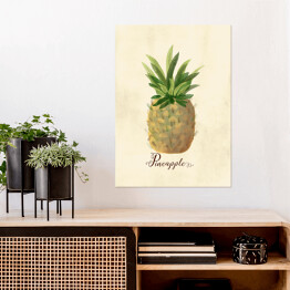 Plakat samoprzylepny Ilustracja - ananas