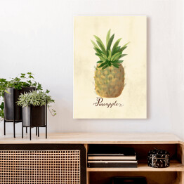 Obraz klasyczny Ilustracja - ananas