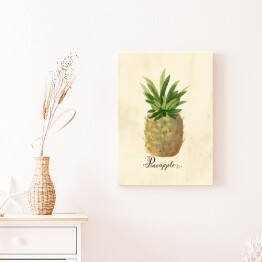 Obraz na płótnie Ilustracja - ananas