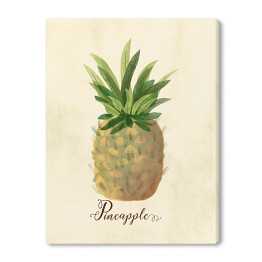 Obraz na płótnie Ilustracja - ananas