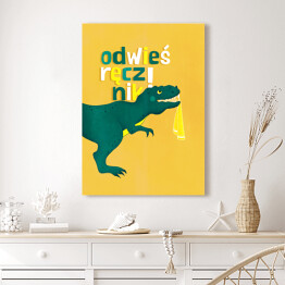 Obraz klasyczny Dinozaur - odwieś ręcznik