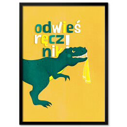 Obraz klasyczny Dinozaur - odwieś ręcznik