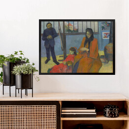Obraz w ramie Paul Gauguin "Pracownia Schuffenecker'a" - reprodukcja