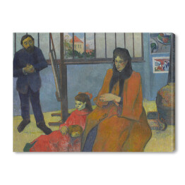 Obraz na płótnie Paul Gauguin "Pracownia Schuffenecker'a" - reprodukcja