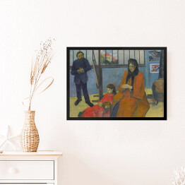 Obraz w ramie Paul Gauguin "Pracownia Schuffenecker'a" - reprodukcja