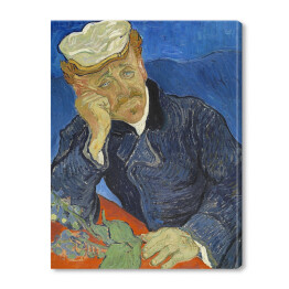 Obraz na płótnie Vincent van Gogh Portret doktora Gacheta. Reprodukcja