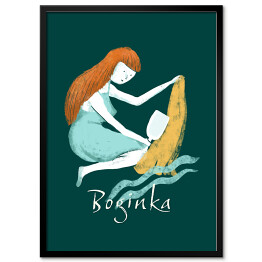 Plakat w ramie Mitologia słowiańska - Boginka