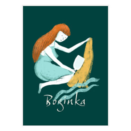 Plakat samoprzylepny Mitologia słowiańska - Boginka