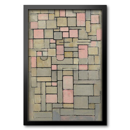 Obraz w ramie Piet Mondrian Composition 8 Reprodukcja