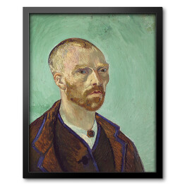 Obraz w ramie Vincent van Gogh Autoportret z dedykacją dla Paula Gauguin. Reprodukcja