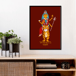 Plakat w ramie Parvati - mitologia hinduska