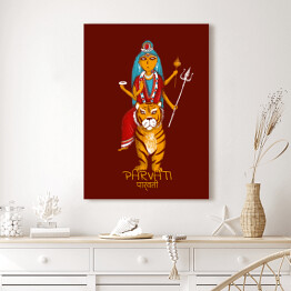 Obraz klasyczny Parvati - mitologia hinduska