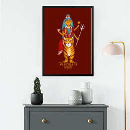 Obraz w ramie Parvati - mitologia hinduska