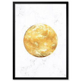 Obraz klasyczny Złote planety - Ziemia