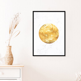 Plakat w ramie Złote planety - Ziemia