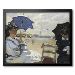 Obraz w ramie Claude Monet Plaża w Trouville Reprodukcja obrazu
