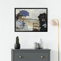 Obraz w ramie Claude Monet Plaża w Trouville Reprodukcja obrazu