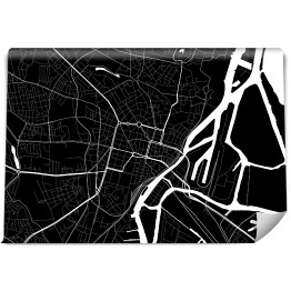 Fototapeta Industrialna mapa Szczecina