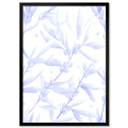 Obraz klasyczny Błękitny rokitnik na białym tle