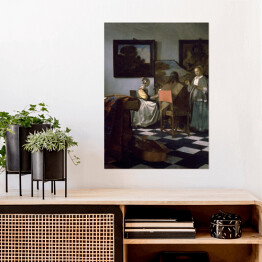 Plakat Jan Vermeer Koncert Reprodukcja