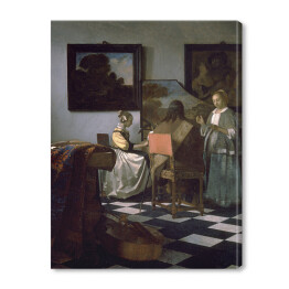 Obraz na płótnie Jan Vermeer Koncert Reprodukcja