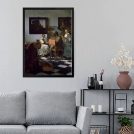 Obraz w ramie Jan Vermeer Koncert Reprodukcja