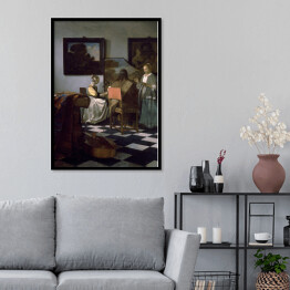 Plakat w ramie Jan Vermeer Koncert Reprodukcja